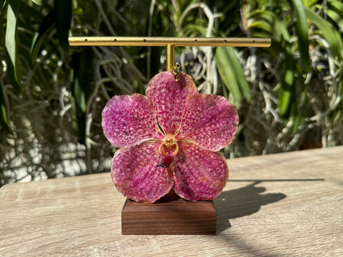 Pink Vanda Orchid Pendant