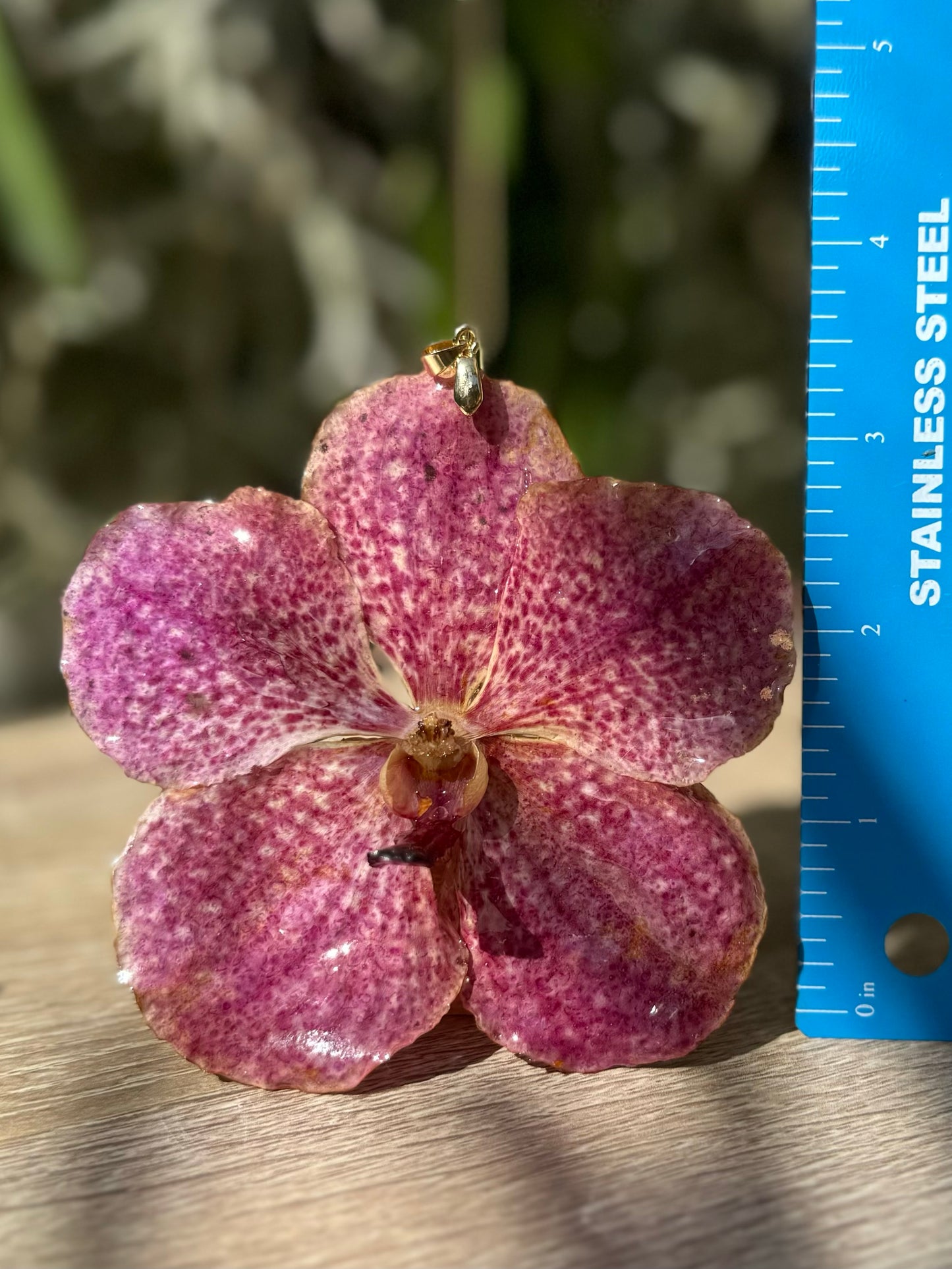 Pink Vanda Orchid Pendant